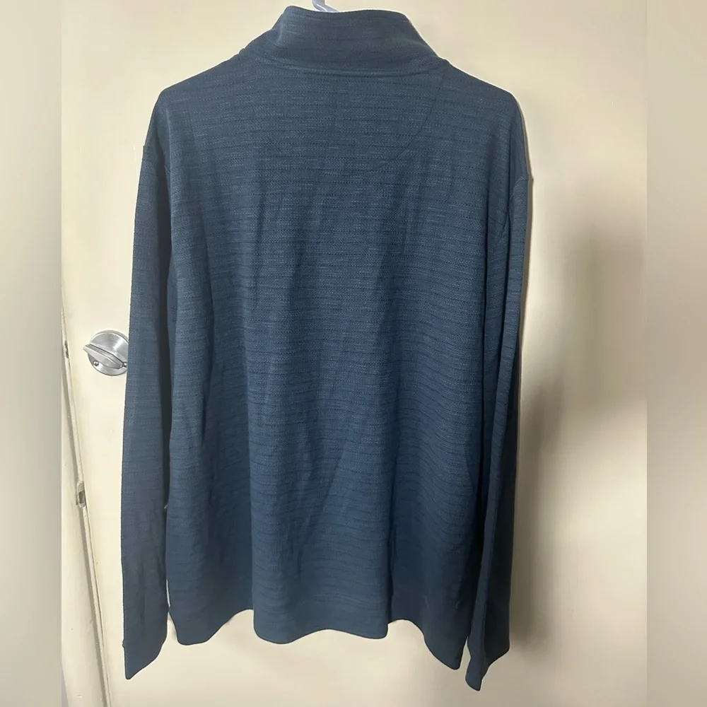 Dockers Men's Dark Blue Zip-Up Sweater